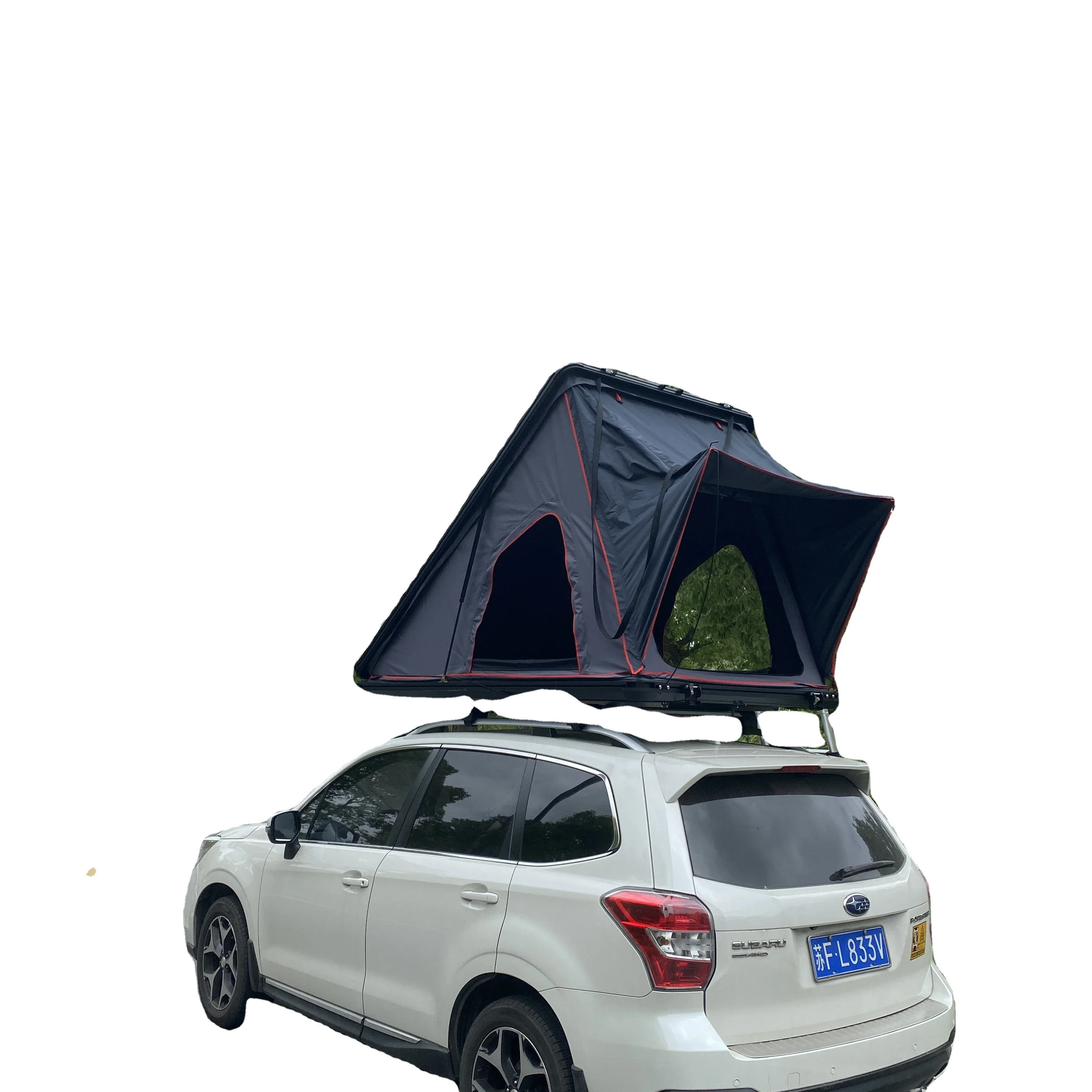 UV Resistant Waterproof Breathable Pop-up Aluminum Clam SUV Car Hard Shell Rooftop Tent Gazebo