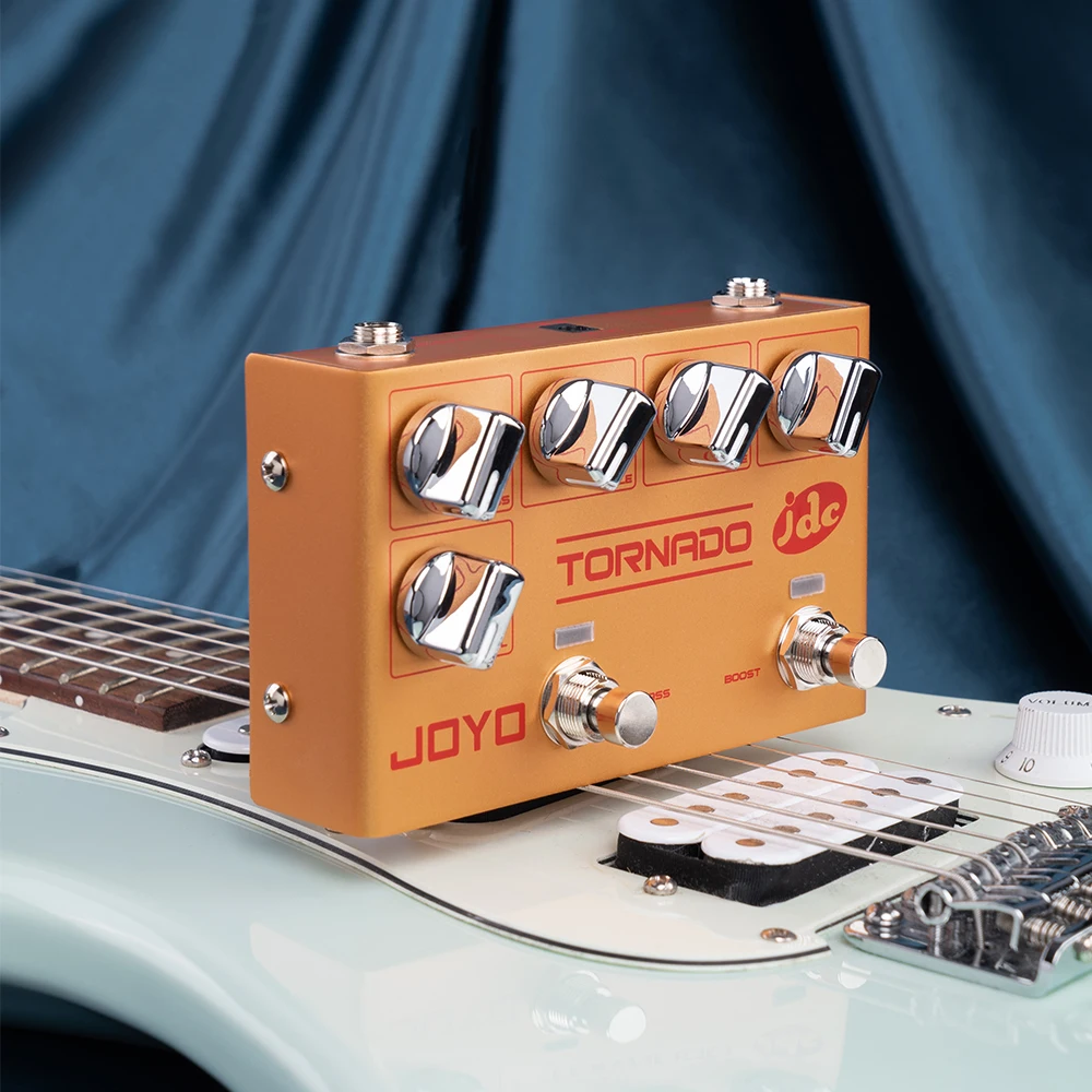 JOYO R-21 Dual Channel Overdrive Guitar Effect Pedal DRIVE & BOOST Clean Smooth Rich Overtone Effect Ideal for Electric Guitar view 6