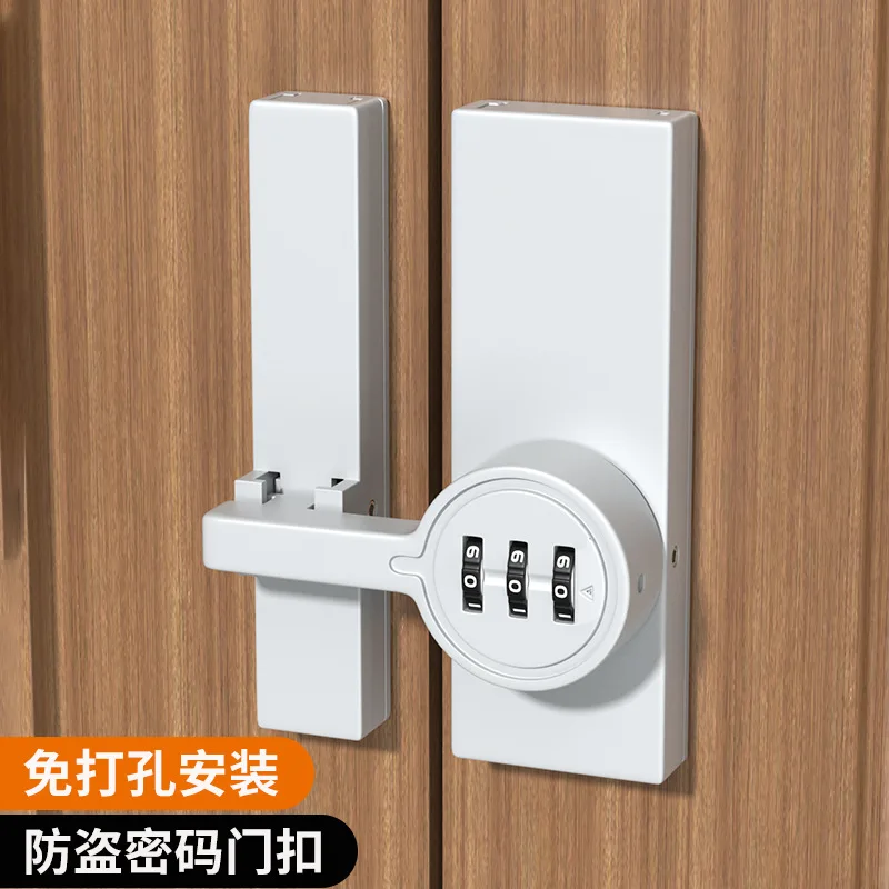 No punching, anti-theft password, mechanical lock, folio cabinet door lock can be punched and installed