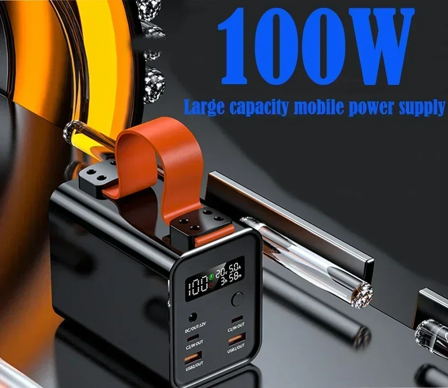 100W Super Fast Charging PD Mobile Power Bank 60000mAh Large Capacity, Convenient Charging New Choice