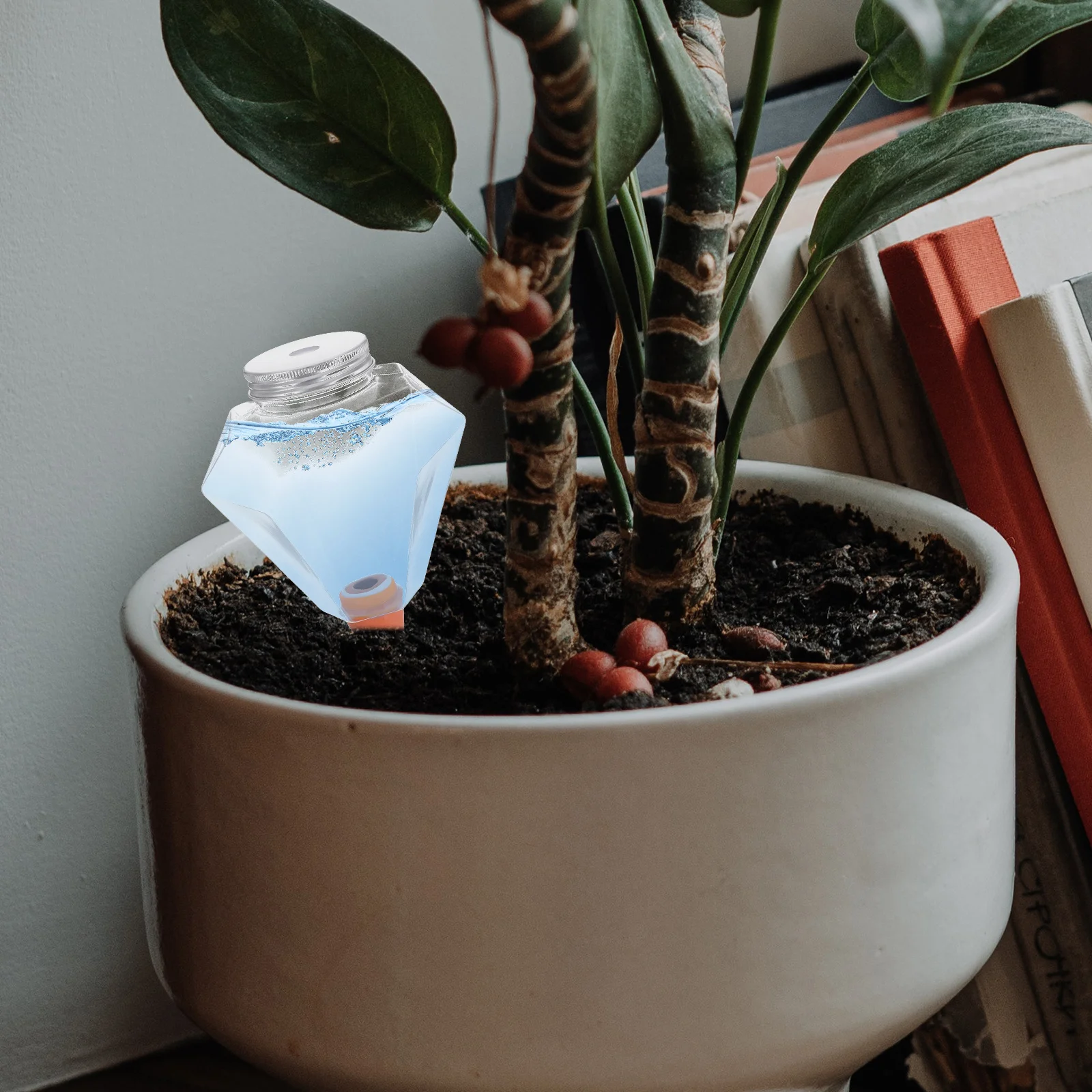 

Automatic Self- Plant Waterer Indoor Garden Irrigation Kit Drip System For Plants Globe Spikes Slow Release Hydration
