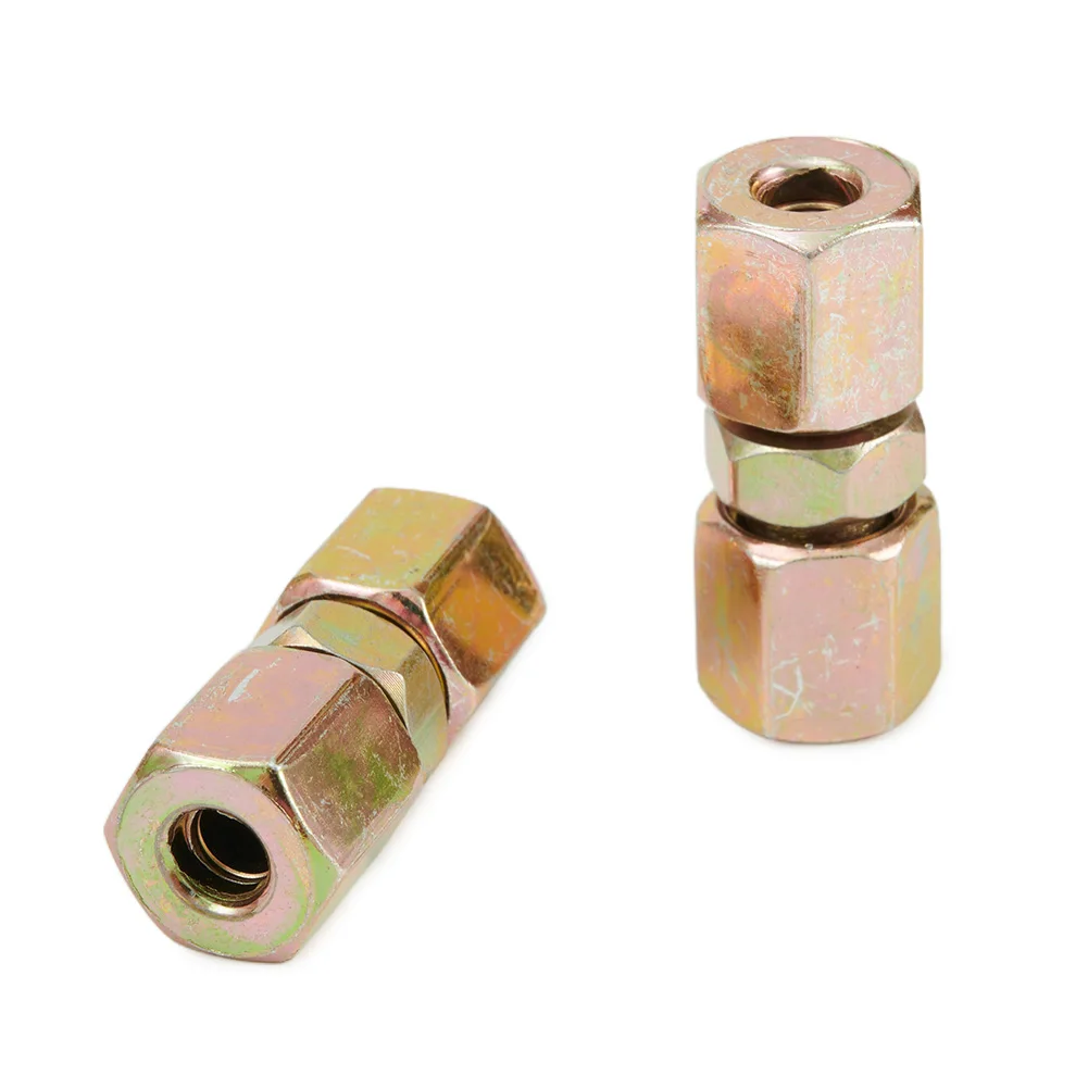 Brake Brake Pipe Unions Replacement 2 Way Spare 50.5*29.9mm Accessories Connectors Fittings For 3/16\\\\\\\