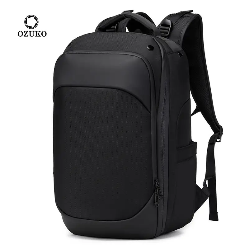 

OZUKO Airplane travel backpack Backpack 15.6 Inch Business Backpack Travel Backpack Waterproof USB Charging Office Mochila