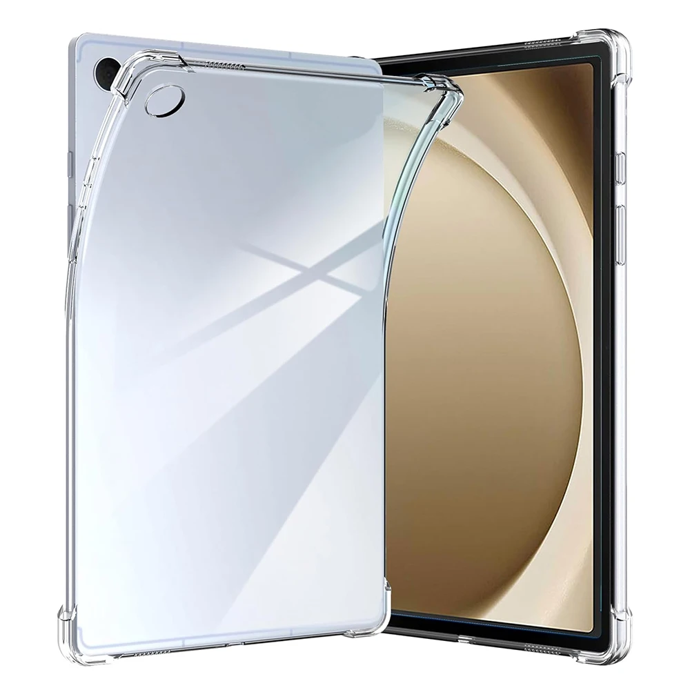 

Прозрачный чехол для Samsung Galaxy Tab A11 Plus 11 дюймов, гибкий силиконовый противоударный чехол из ТПУ с защитой от царапин, анти-желтый, облегающий корпус