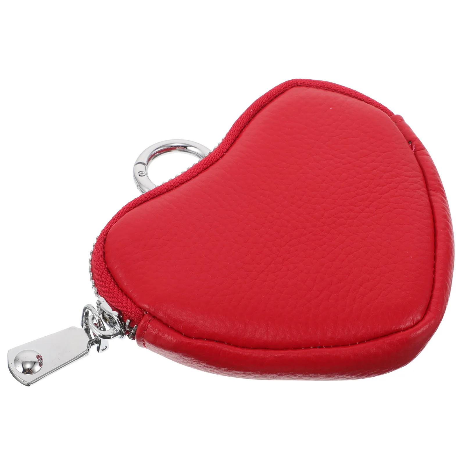 

Red Heart Shaped Coin Purse Small Wallet for Women Keychain Wallet Purse for Travel Shopping Dating Cute Small Change Bag