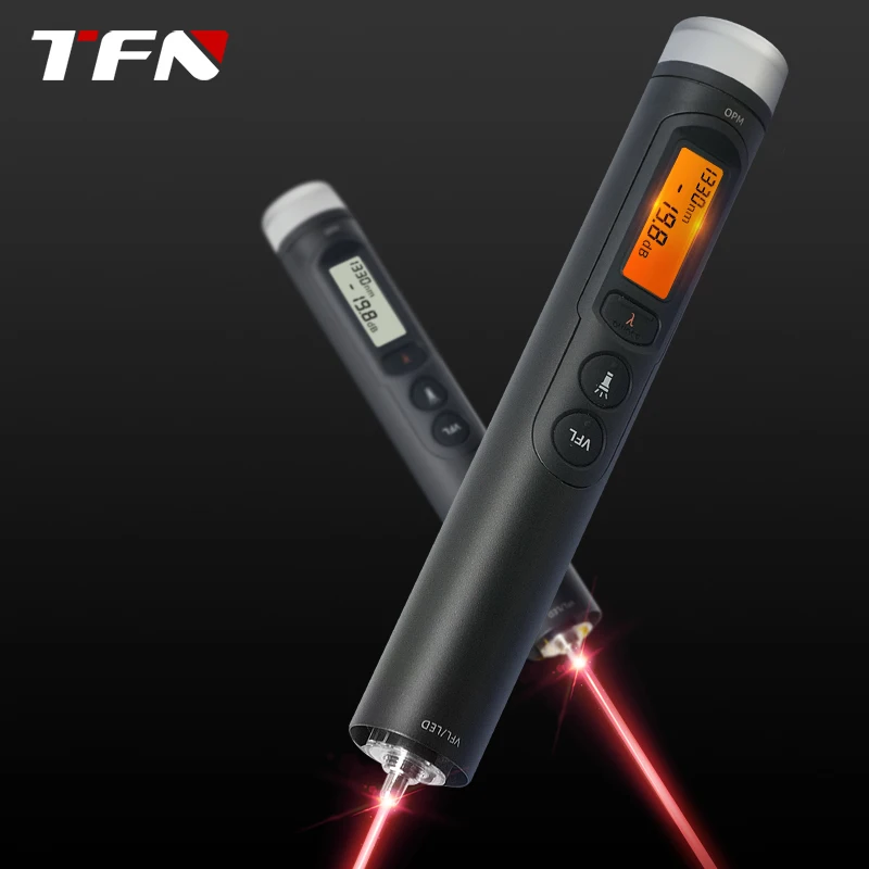 TFN VFL&OPM 5/10/20/30/50KM Visual Fault Locator Fiber Optical Power Meter Fiber Optic Tester