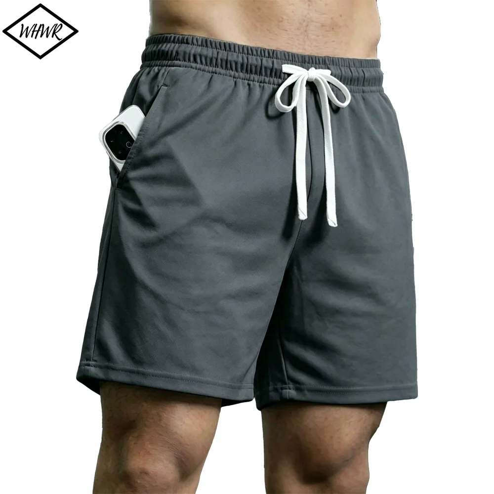 

Men’s Casual Workout Shorts Elastic Waist Drawstring Sports Shorts Breathable Moisture-Wicking Shorts for Gym Running Daily Wear