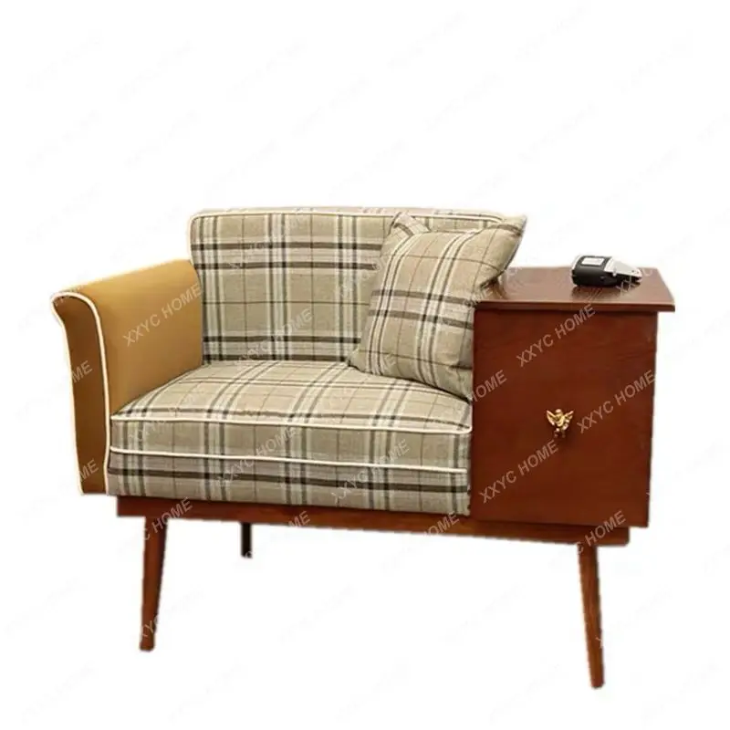 XX large and small apartment solid wood multi-functional storage sofa