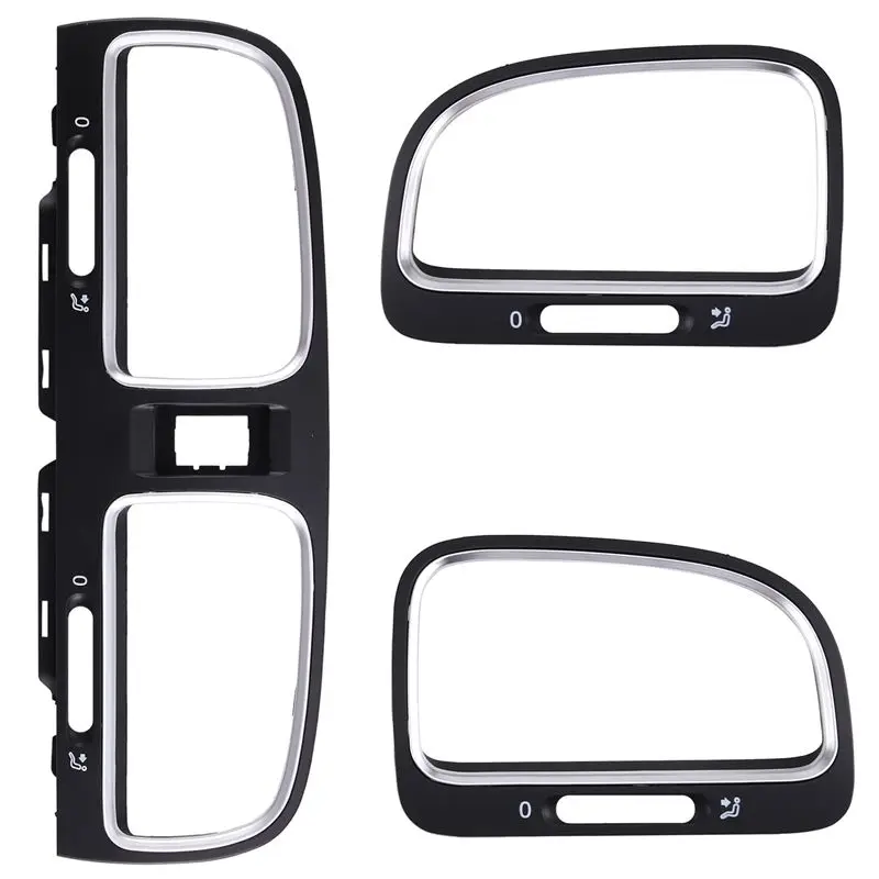 ABHX-Car Interior AC Vent Grill Frame Air Outlet Cover Trim For VW Golf 6 MK6 GTI R32 2009-2012 5K0819704 5K0819703