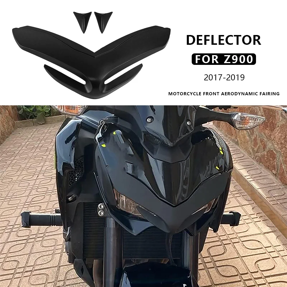 

Подходит для Kawasaki Z900 2017 2018 2019: передний аэродинамический обтекатель, крыло-спойлер, удлинитель переднего обтекателя, накладка на носовую часть, летний вариант.