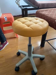 Professional Barber Beauty Salon Chair Pedicure Stool Rotating Lifting Hair Barber Chairs, Home Furniture Round Wheel Stools