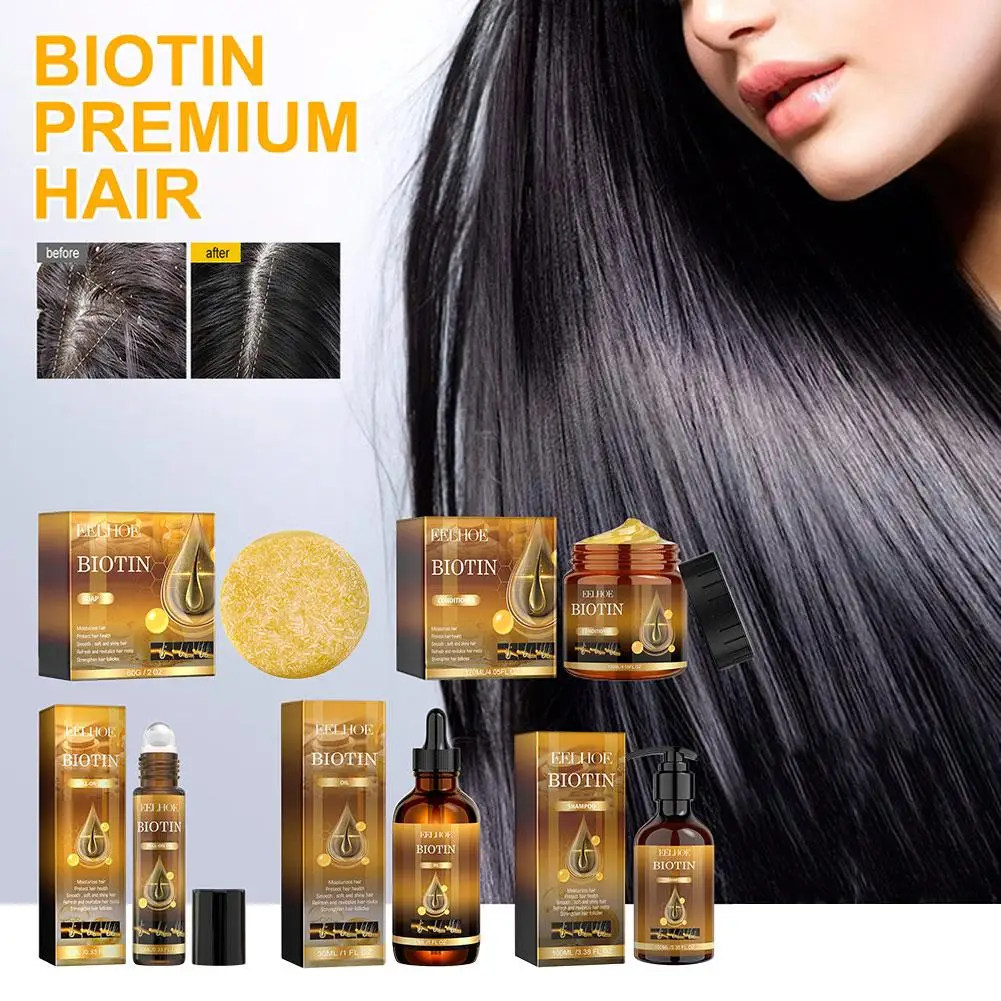 Rapid Essence Soap Biotin Dense Hair Deep Cleaning Scalp Products Prevention Moisturizing Fixation Hair Care Dense I7P6