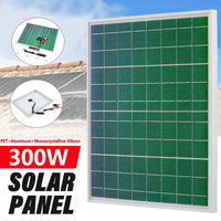 300W 18V Solar Panel Kit with 10A-100A Controller Portable Solar Cell Battery Charger Suitable for Outdoor Camping Mobile RV