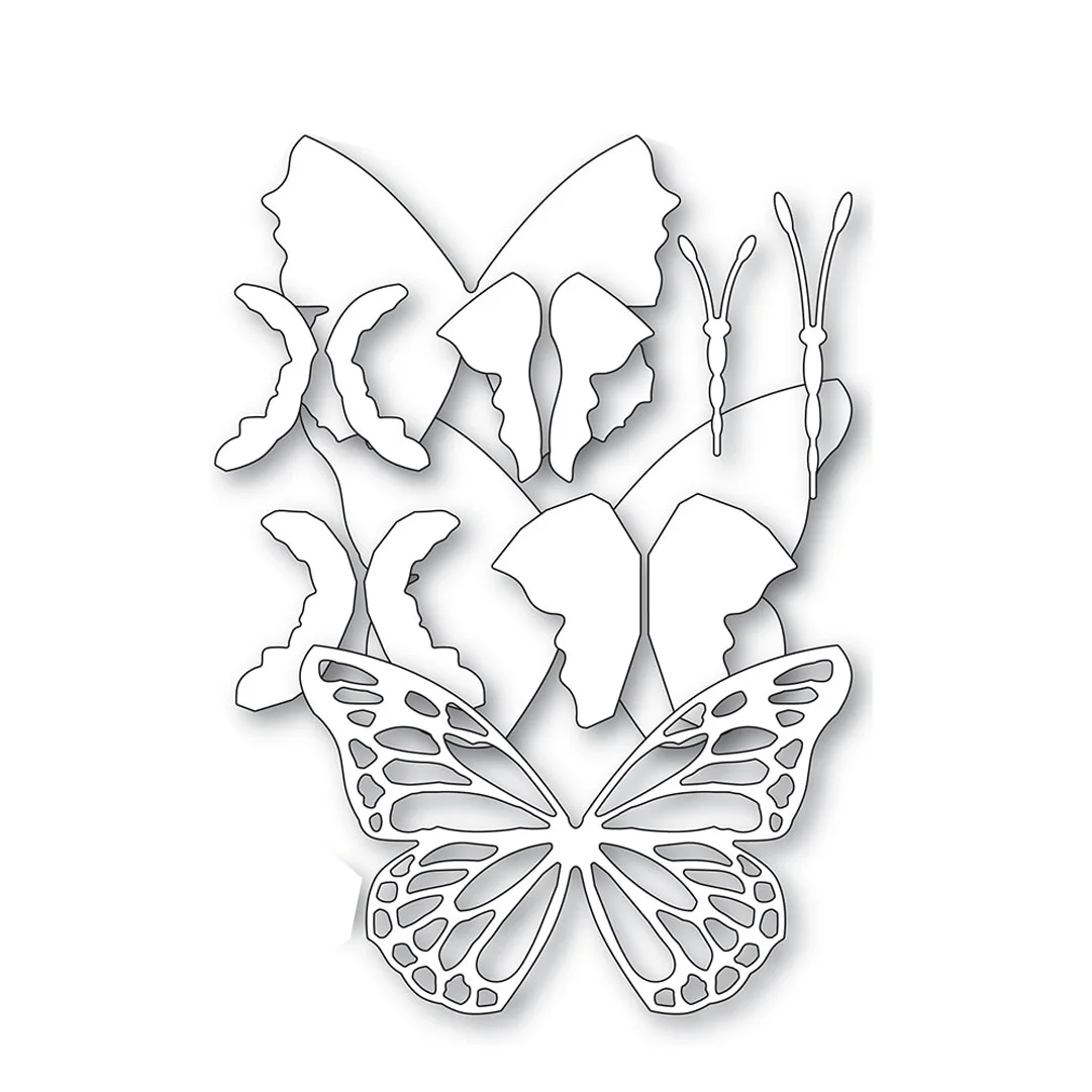 Decorative Curve Border 2026 NEW Cutting Dies Scrapbook Diary Decoration Stencil Embossing Template DIY Greeting Card Handmade