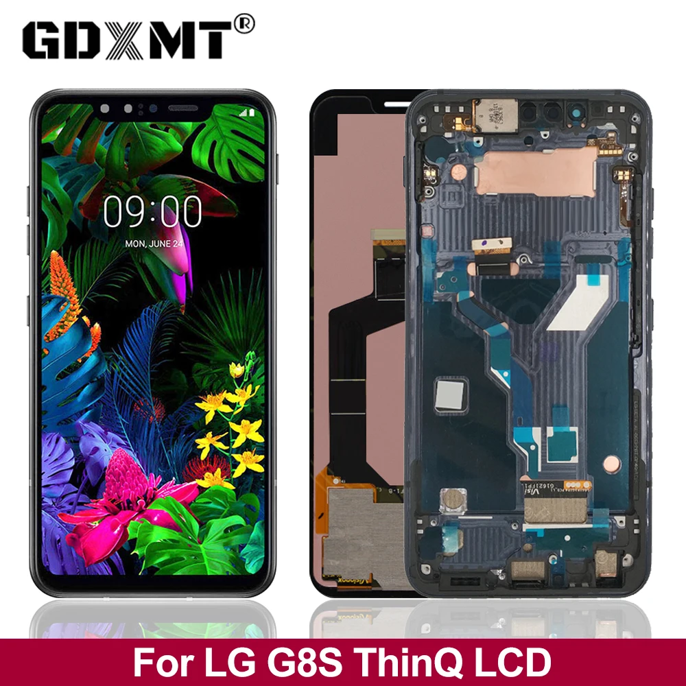 New For LG G8S ThinQ lcd display Touch Screen Digitizer Assembly Display Screen For LG G8S LCD LMG810 screen Replacement parts.