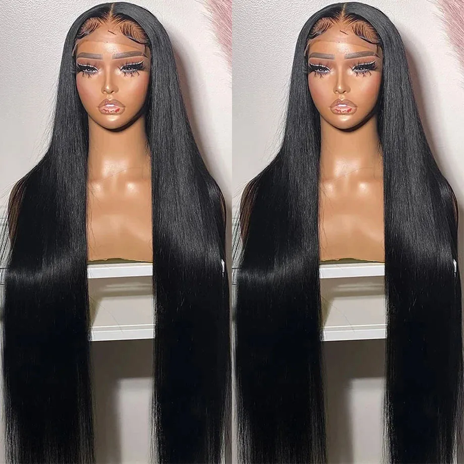 Straight Wig Brazilian Lace Front Human Hair Wig 13x4 Transparent HD Lace Wigs 13x6 Lace Frontal Wig 5x5 Closure Wig For Women