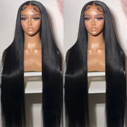 Rechte Pruik Braziliaanse Kant Voor Menselijk Haar Pruik 13x4 Transparant HD Kant Pruiken 13x6 Kant Frontale Pruik 5x5 Sluiting Pruik Voor Vrouwen