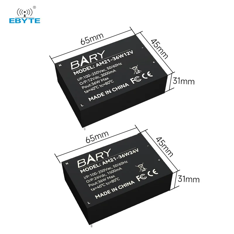 

AC-DC Step-Down Power Supply Module 36W Low Power Industrial-Grade Design High Stability 12V 24V Ultra-Low Ripple