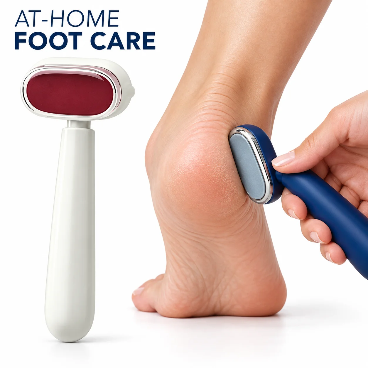 Double Sided Heel Scraper Foot Care Tool Callus Remover Foot File Steel Shaver Rough Dry Skin Exfoliating Pedicure