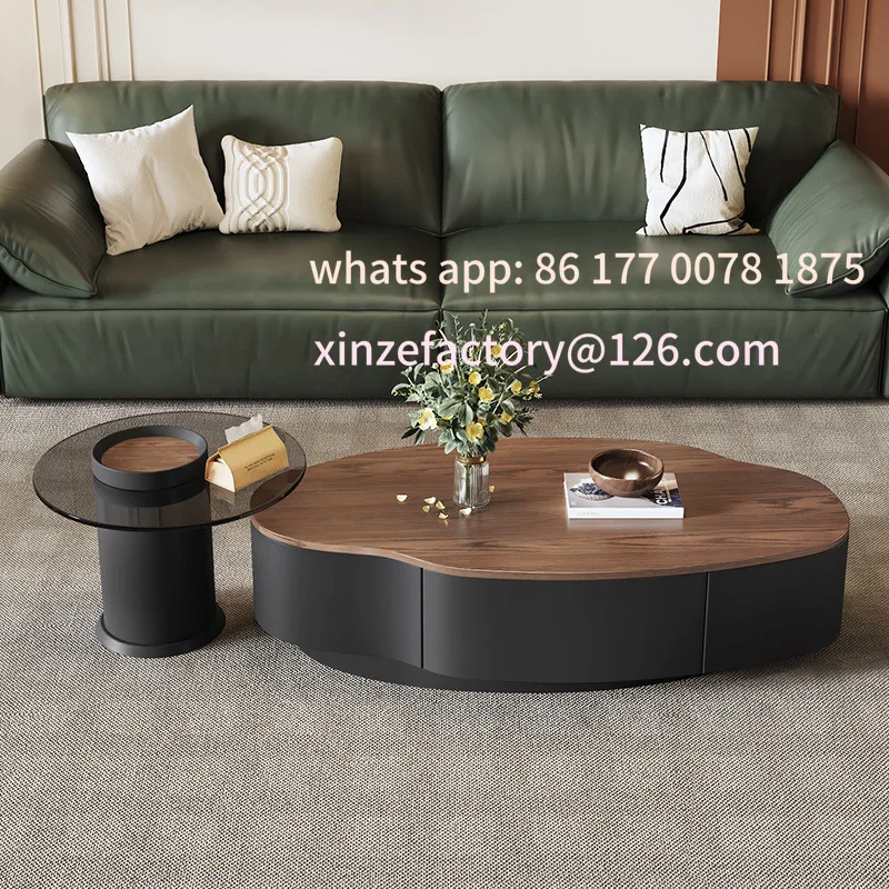 Customizable mango special-shaped coffee table living room small apartment