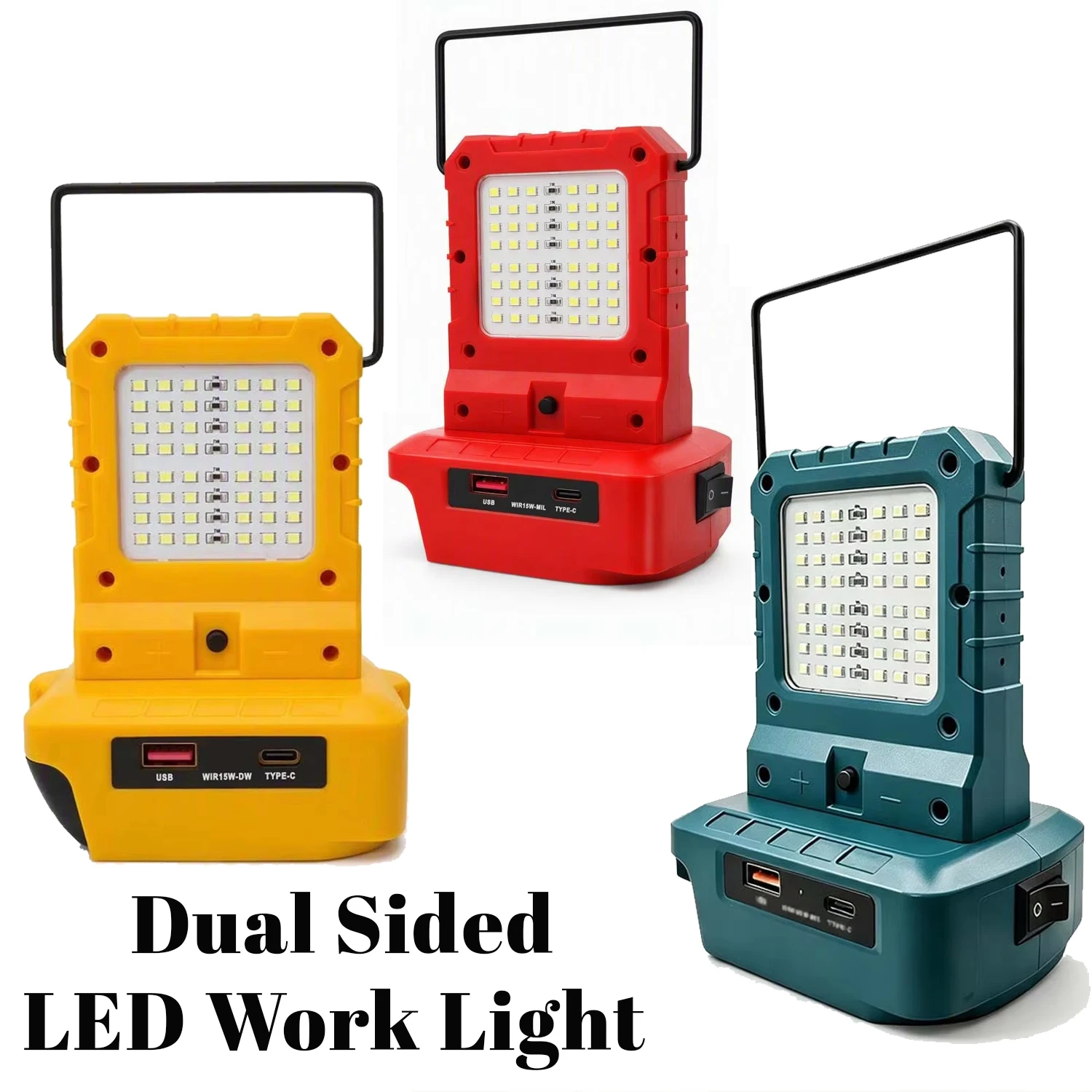 Outdoor Lighting Milwaukee - Портативный двухсторонний светодиодный рабочий фонарь для