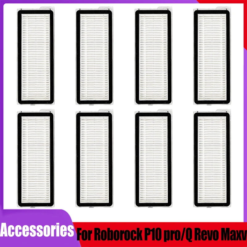 For Roborock P10 pro/Q Revo Pro/Q Revo S/Q Revo Maxv/QRevo Plus Robot Vacuum Cleaner Replacements Accessories HEPA Filters parts