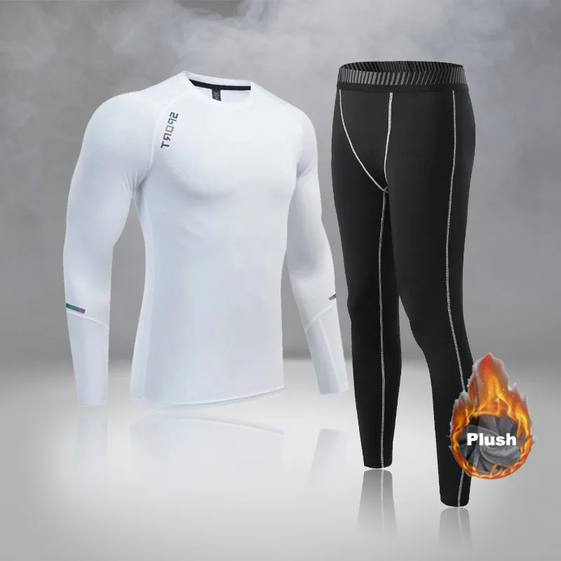 Thermal Underwear Men And Kids Set Compression Long Johns Keep Warm Boys Winter Inner Wear Clothes For Tracksuit