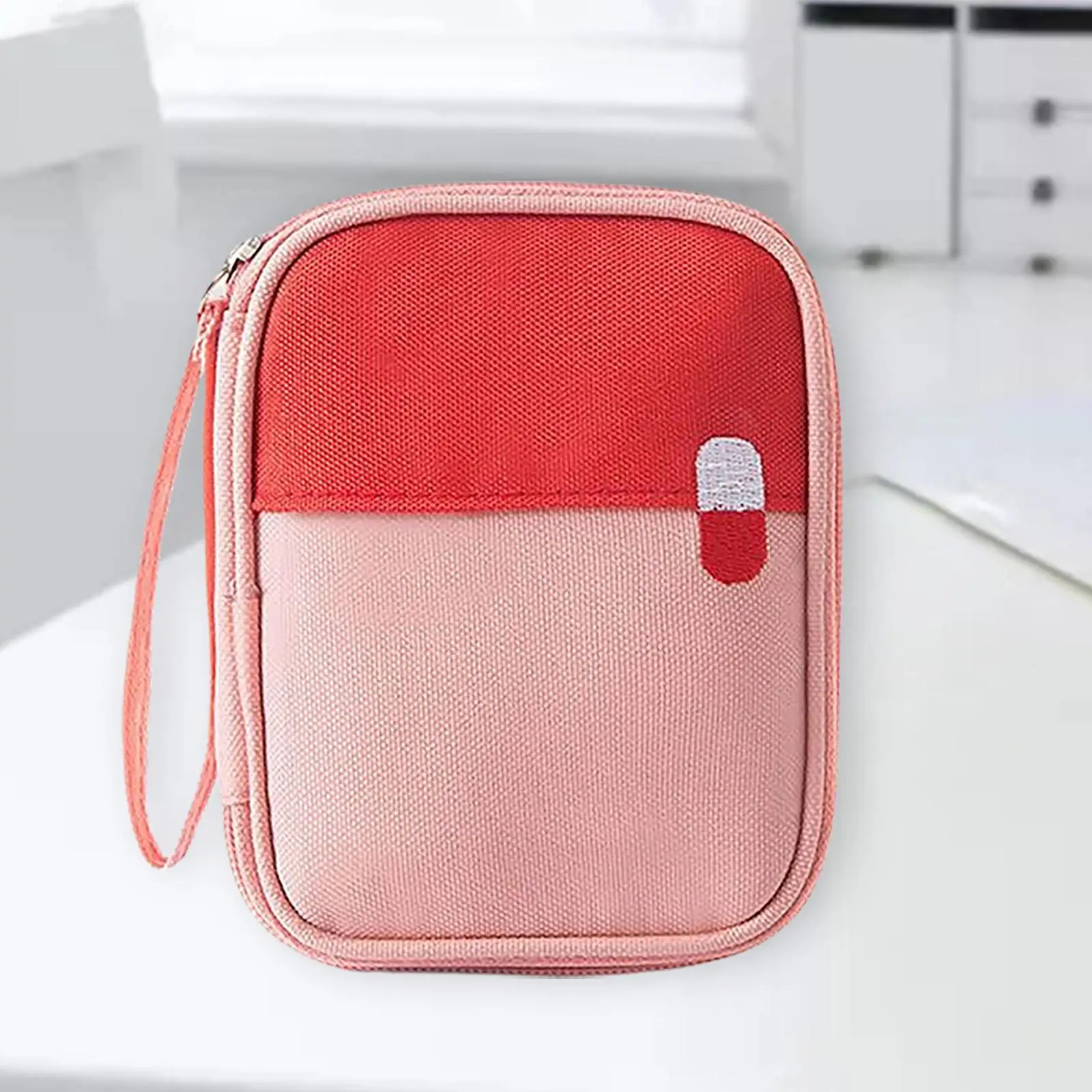 4xFirst حقيبة تخزين حقيبة النجاة في حالات الطوارئ للمشي لمسافات طويلة الوردي S