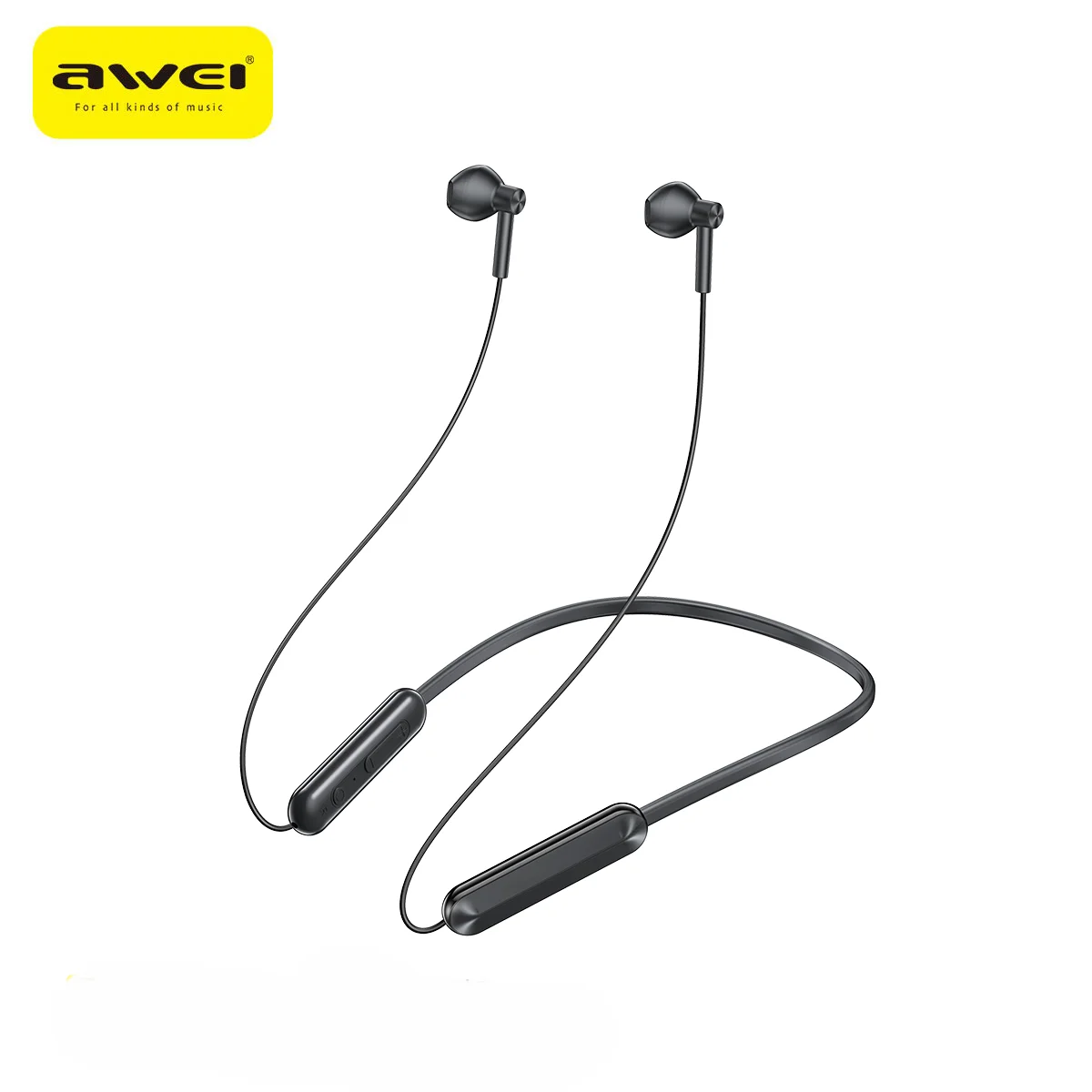 Awei G82BL Wireless Bluetooth Sport Earphones HD Sterep Sound Neckband With Microphone For IPX6 Waterproof Running Earphone