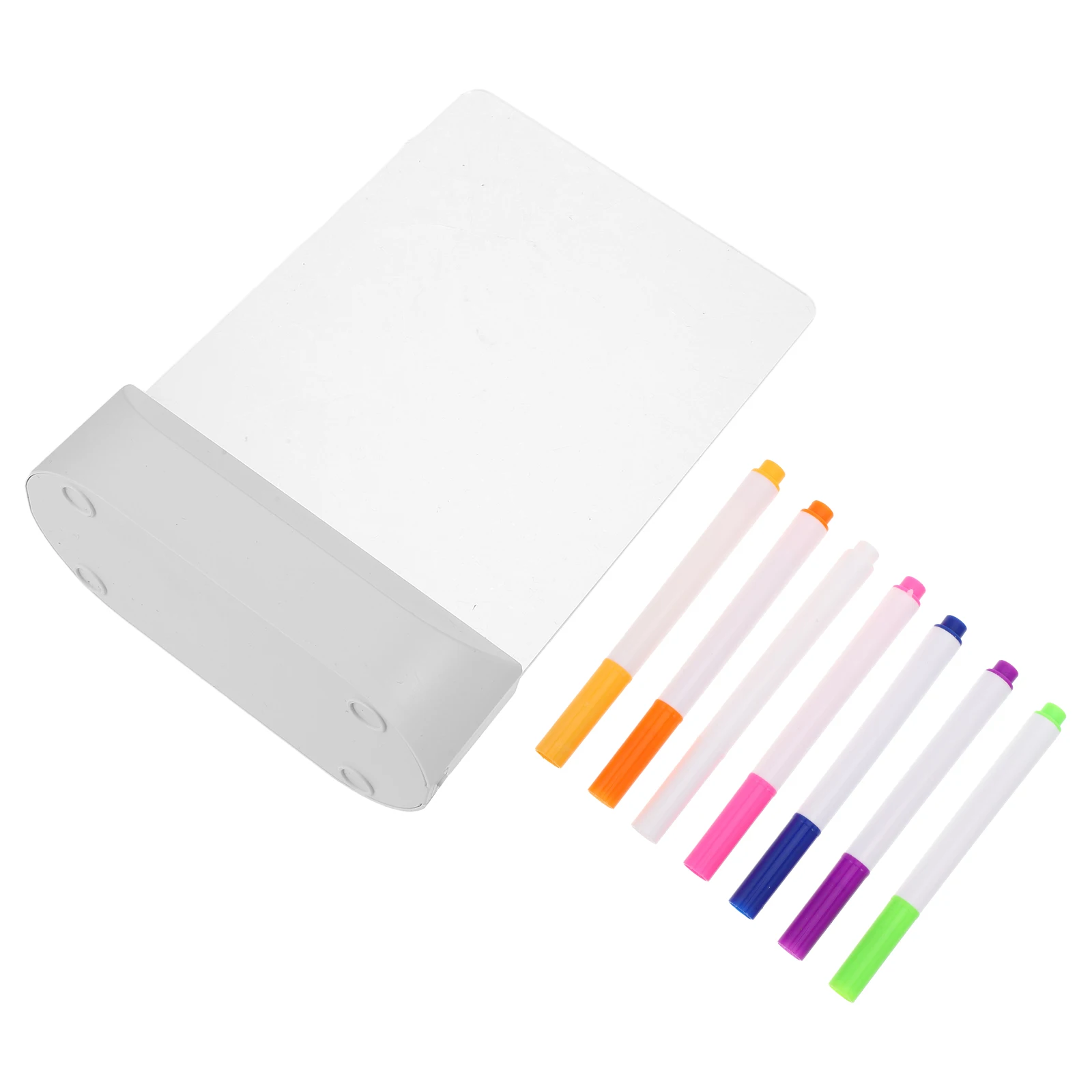 

1 set 1 Set Led Acrylic Writing Kids Drawing Pad Diy Erasable Night Light Message Tool Clear Dry Erase Board Light Up Decorative