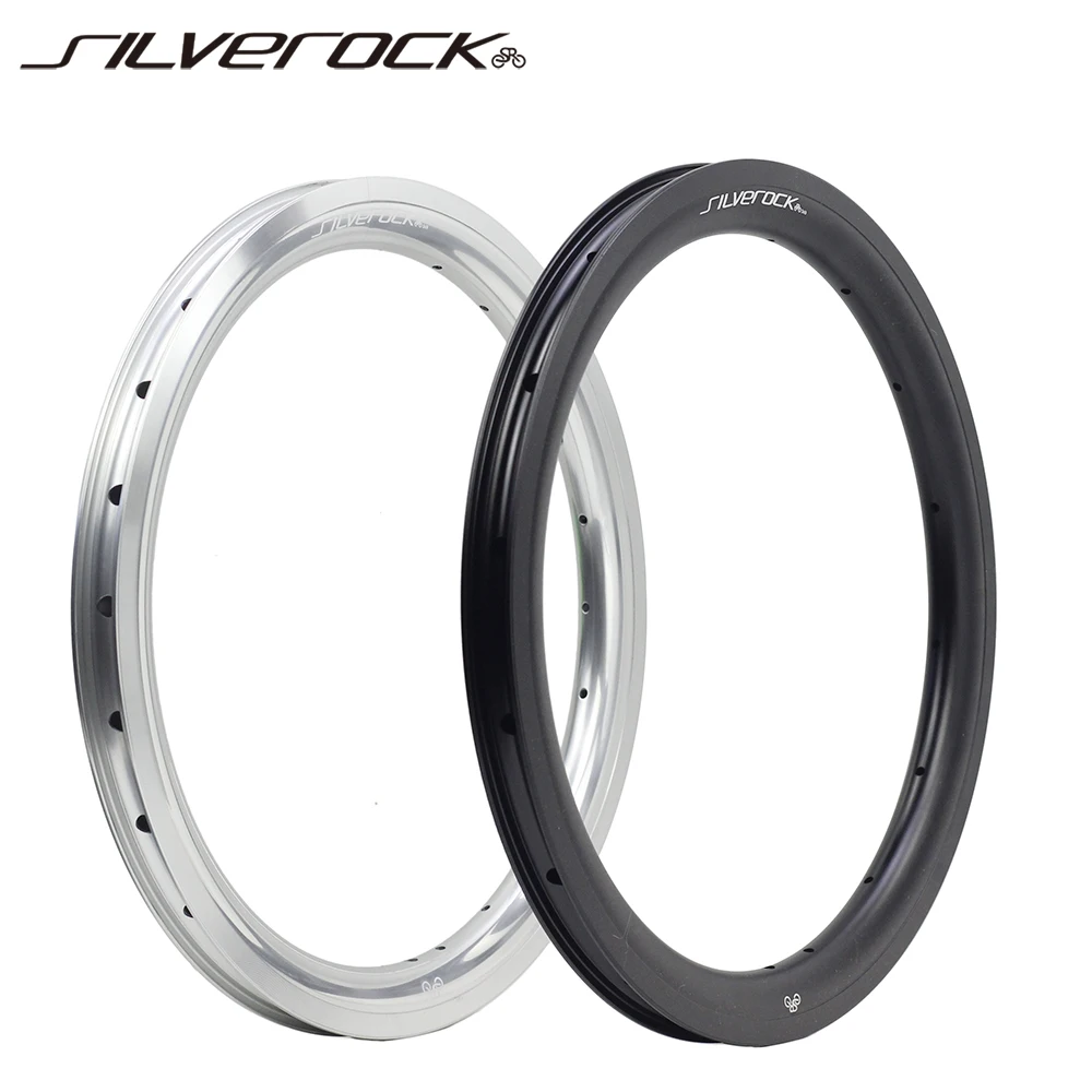 SILVCEROCK SR30A Obręcz aluminiowa 16-calowa 349 305, do Brompton Fnhon Gust Zephyr Tr Forma 3sixty Składany rower Wysokoprofilowe obręcze rowerowe
