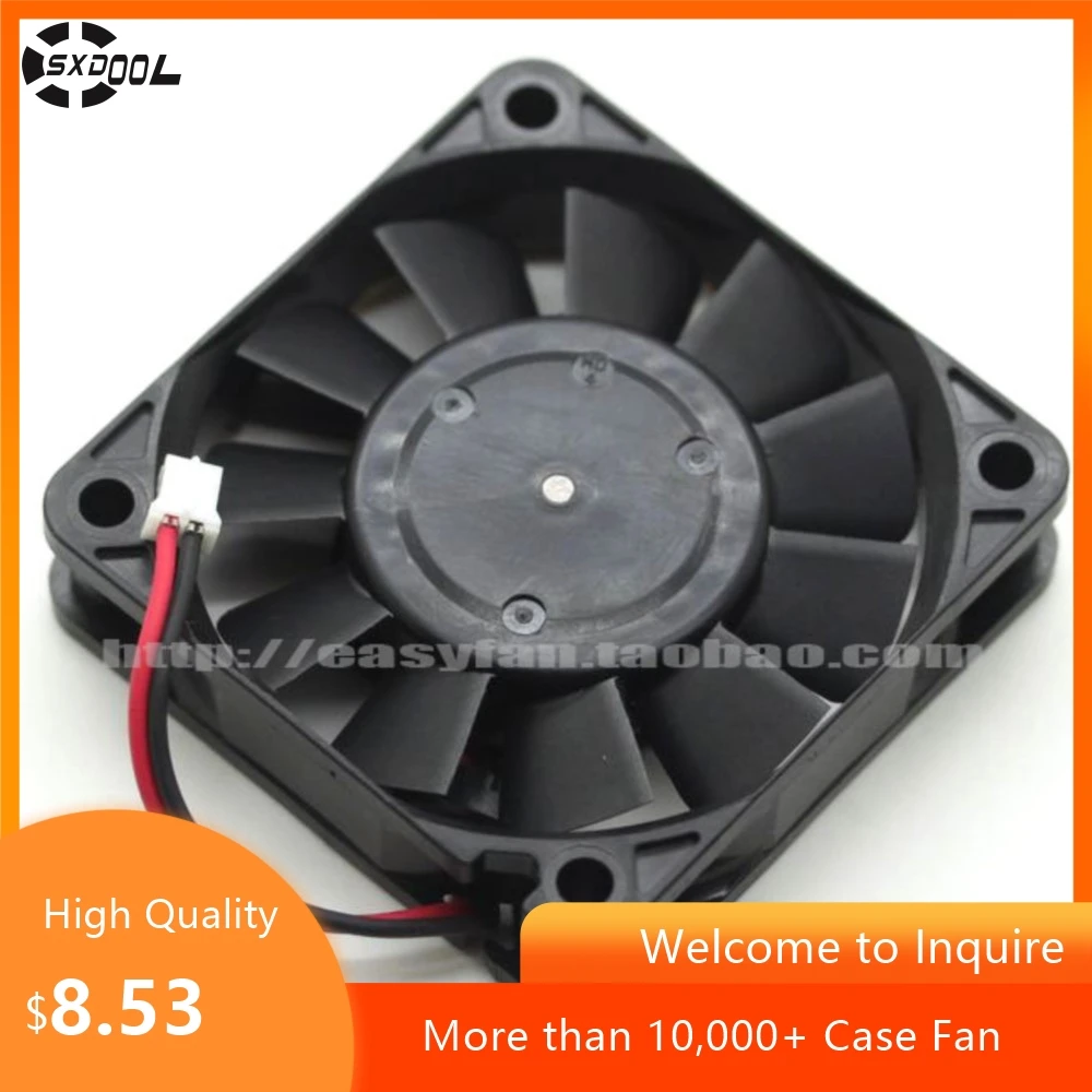 

60мм D06R-24TH Производство 24В 0. 09A 6015 Вентилятор 6 см Преобразователь частоты с охлаждающим кулером рассеивания тепла 60x60x15 мм