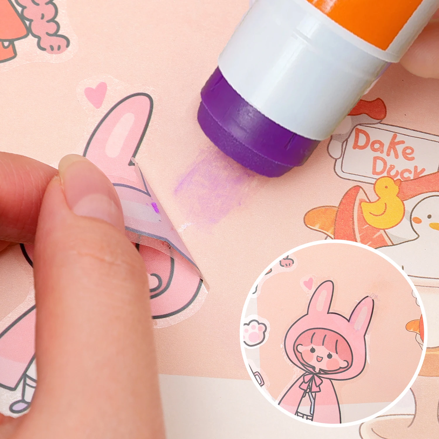 Pegamento para dar forma a las cejas morado que desaparece, pegamento que cambia de Color, lavable, adecuado para manualidades, bricolaje, Cosplay, moldeador de cejas