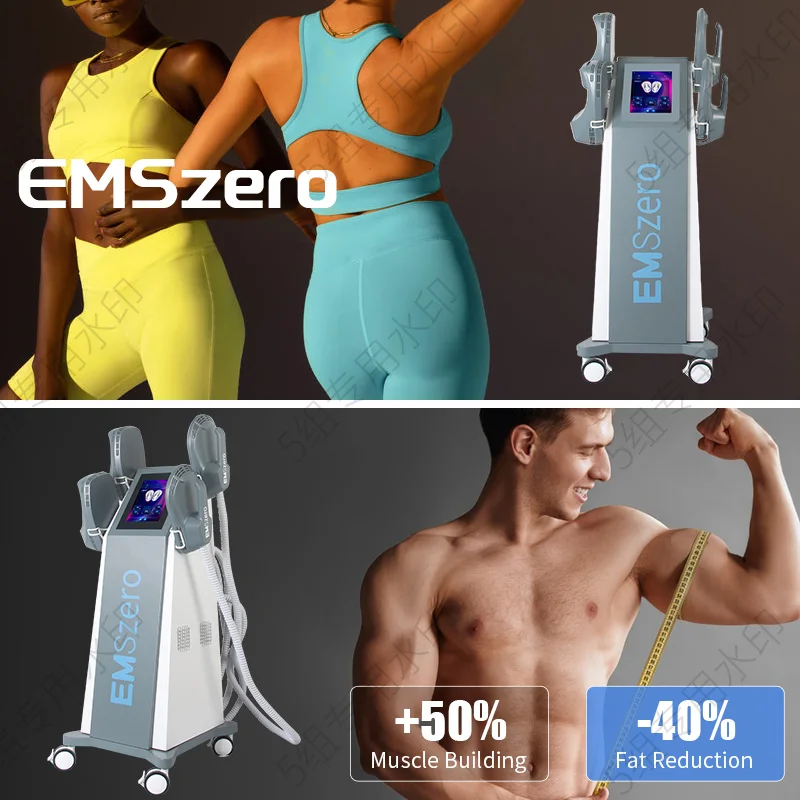 EMSzero manufacturer direct sales 15 Tesla 6500W Hi emt body shaping machine Nova muscle stimulator salon RF shaping equipment