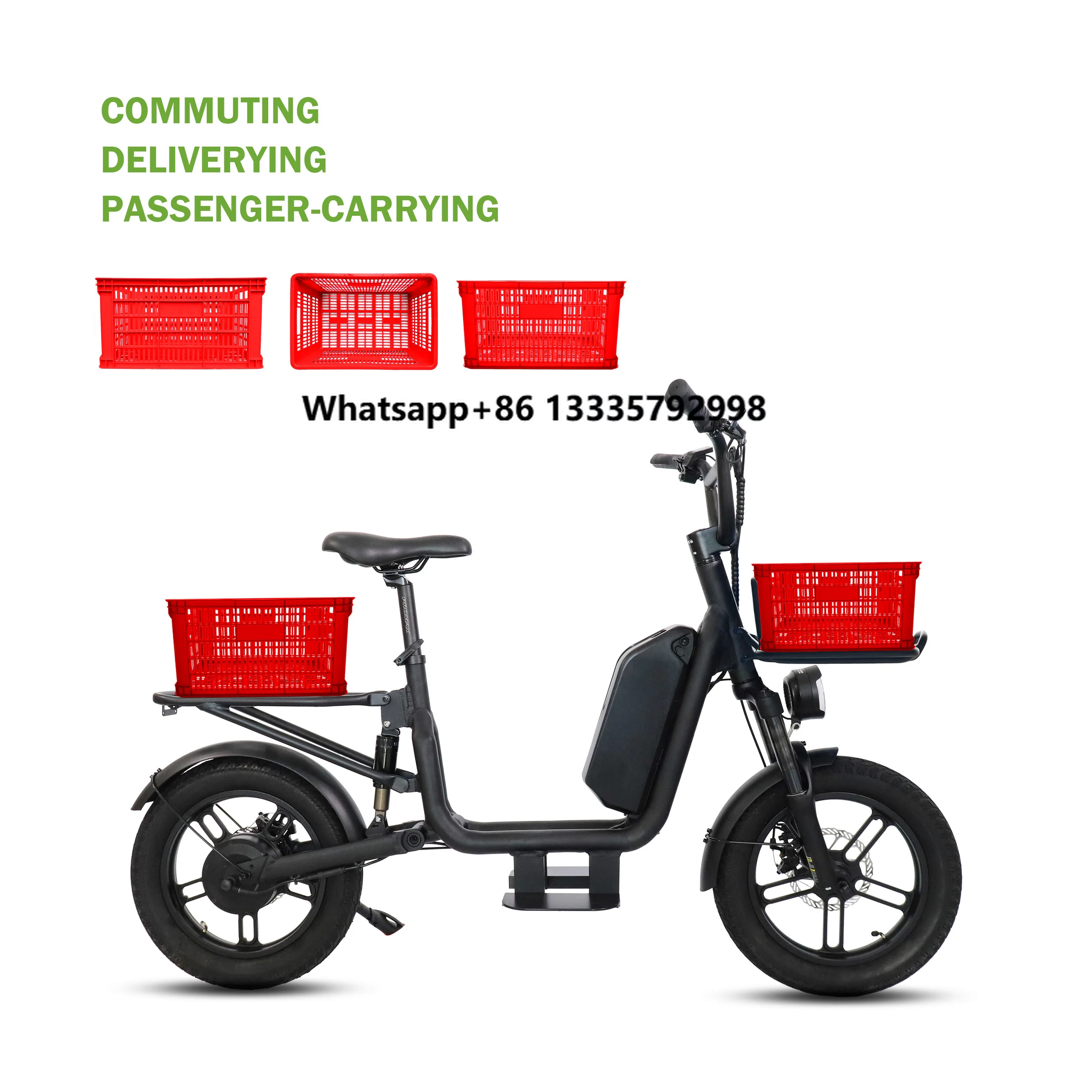 

High-end 350W 500W 48V 10Ah 20Ah Lithium Battery Electric Moped Electric Scooter Electric Motorcycle for Commuting