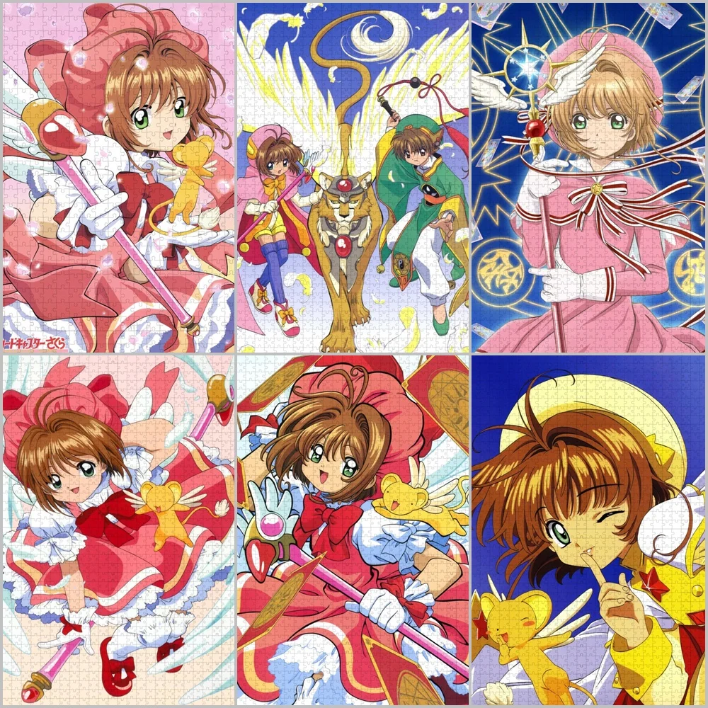 

Nursery Cartoon Anime 1000 Pieces Jigsaw Puzzles Cardcaptor Sakura Drama Tv Show Print Puzzles for Adults Educational Toys Gifts