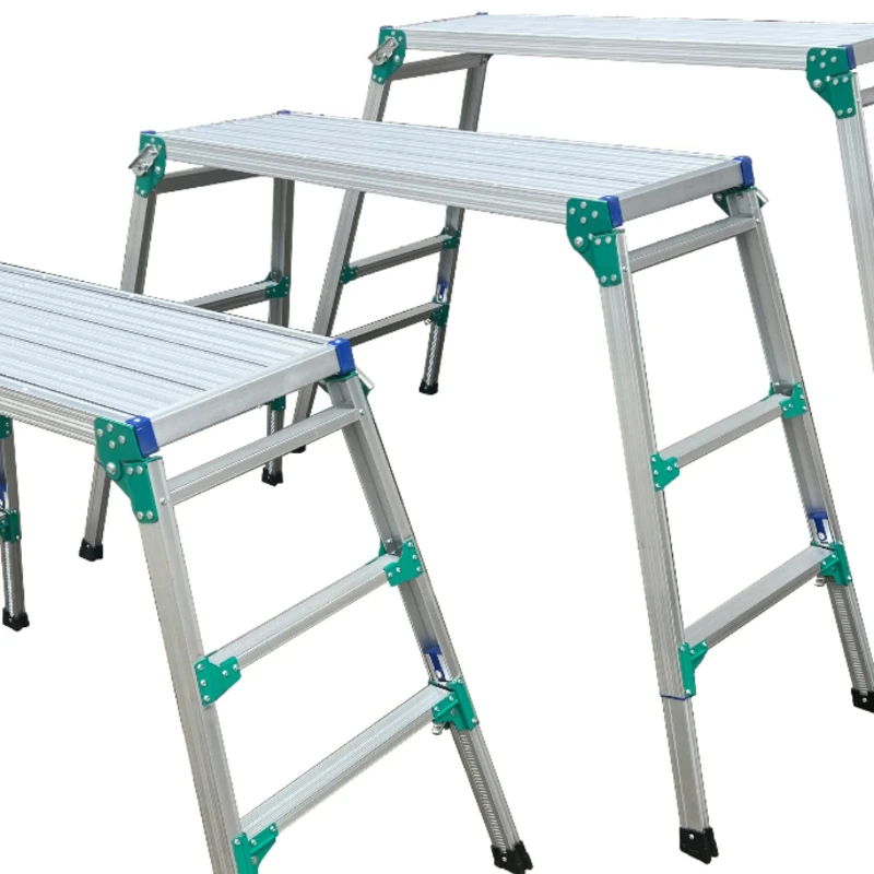 Stool folding, portable lifting, aluminum alloy ladder, car washing table, decoration, household scaffolding, engineering tally