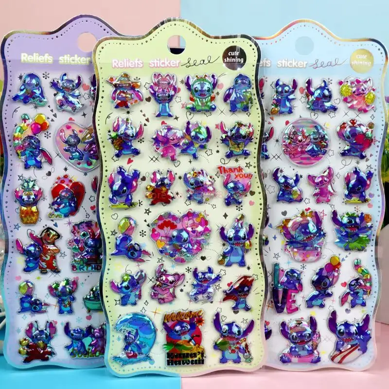 30 Pcs Hot Cartoon Capybara Kuromi Melody 3d Relief Rainbow Sticker Sticker Elf Sky Group Cartoon Rabbit Stickerdiy Phone Case