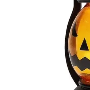 3 Piece LED Pumpkin Lantern Yellow Plastic Weather Resistant Light For Indoor Outdoor Halloween Party Garden Decorations