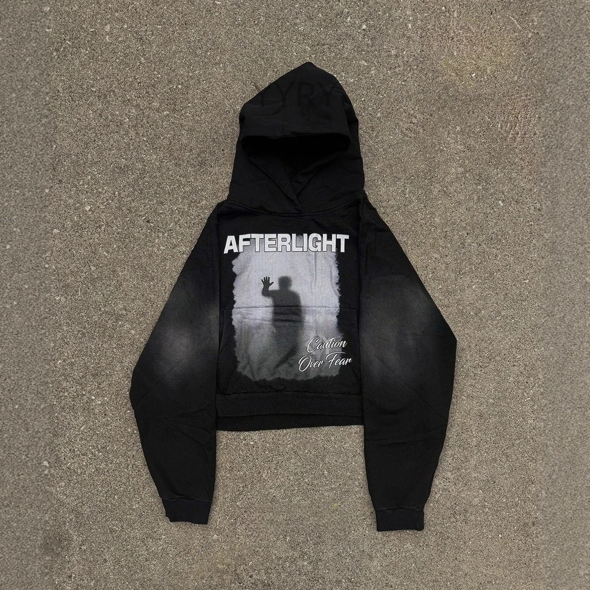 Американский винтажный пуловер в стиле Ins с персонализированным темным принтом и длинными рукавами, толстовка с капюшоном, винтажная куртка, уличная мода, уличная одежда y2k