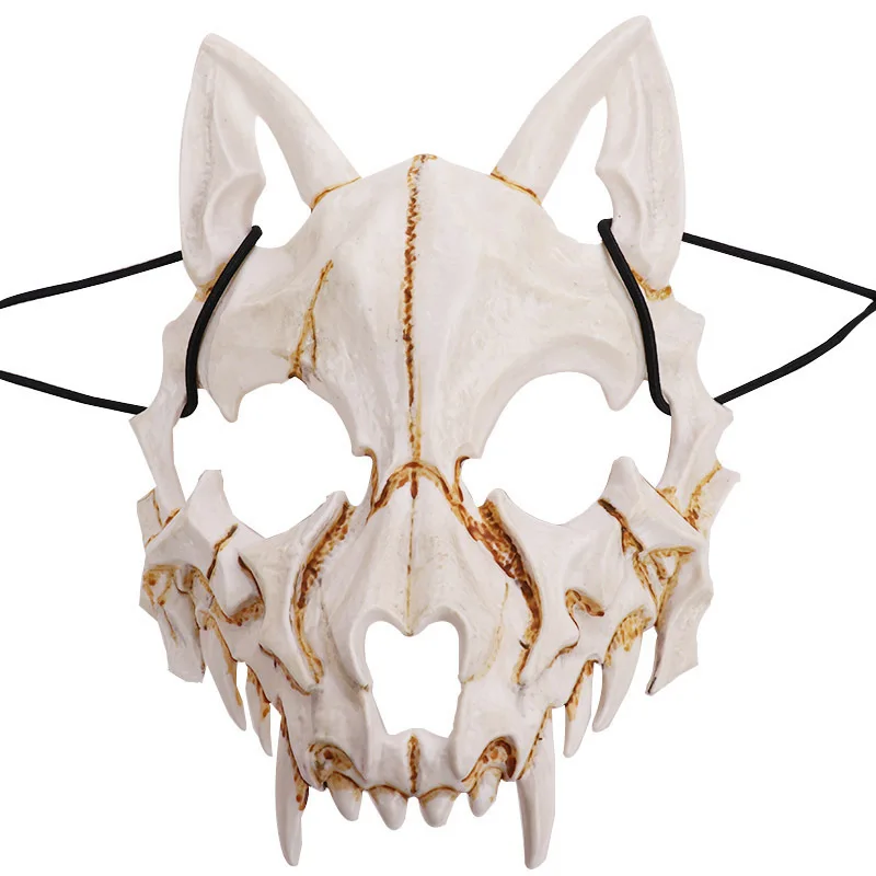 

Japanese Writer Kurato Mito's Halloween Second Dimension Dragon God Tiger Yaksha Tengu Masks for Party Decoration with Spooky