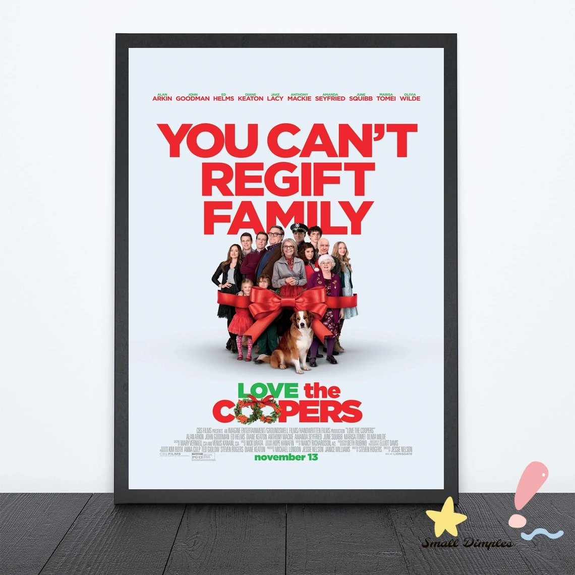 

Love The Coopers Classic Movie Poster Canvas Art Print Home Decoration Wall Painting ( No Frame )