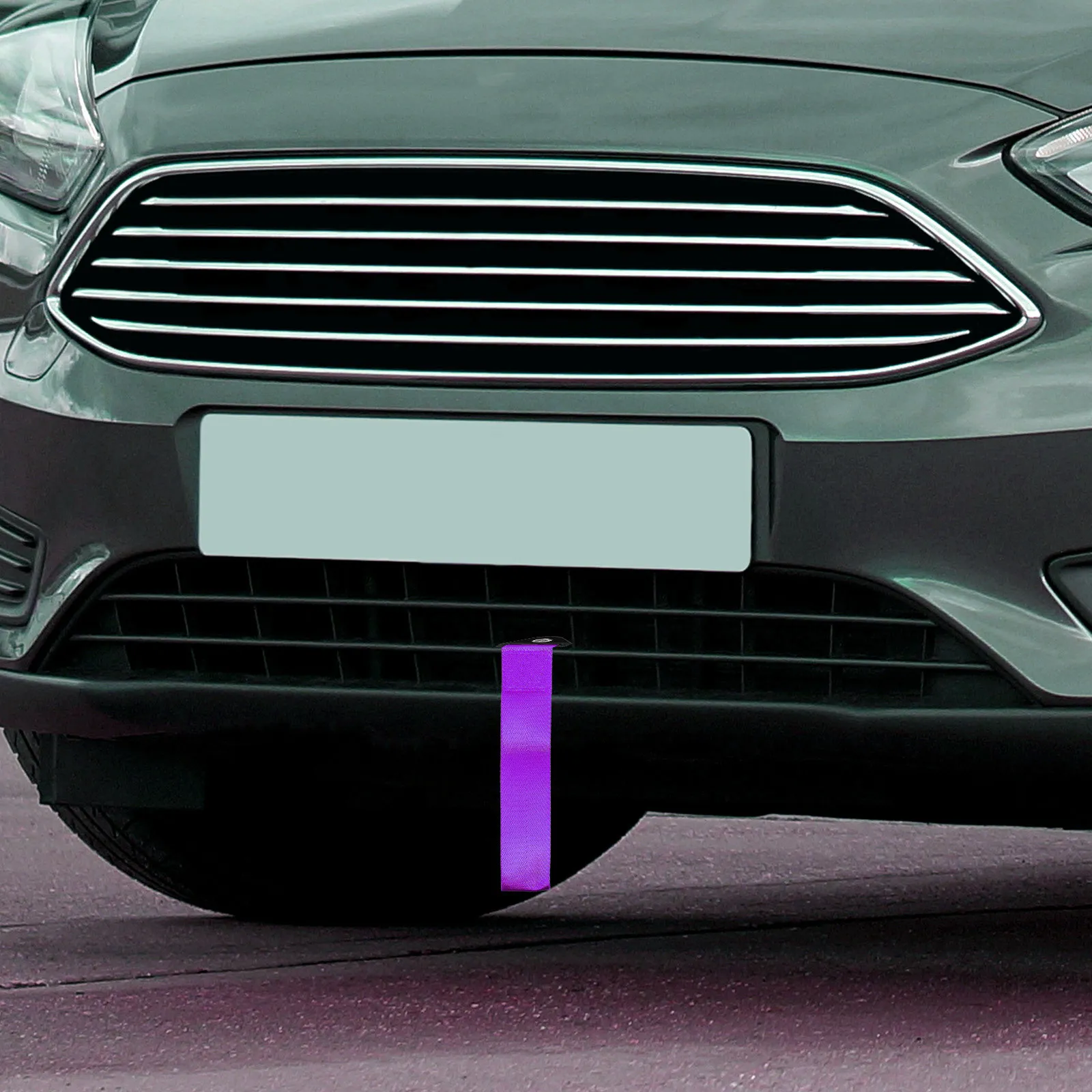 Decorative Car Tow Strap Towing Strap for Exterior Decoration Bumper Vehicle Styling Auto Accessory Lightweight Secure