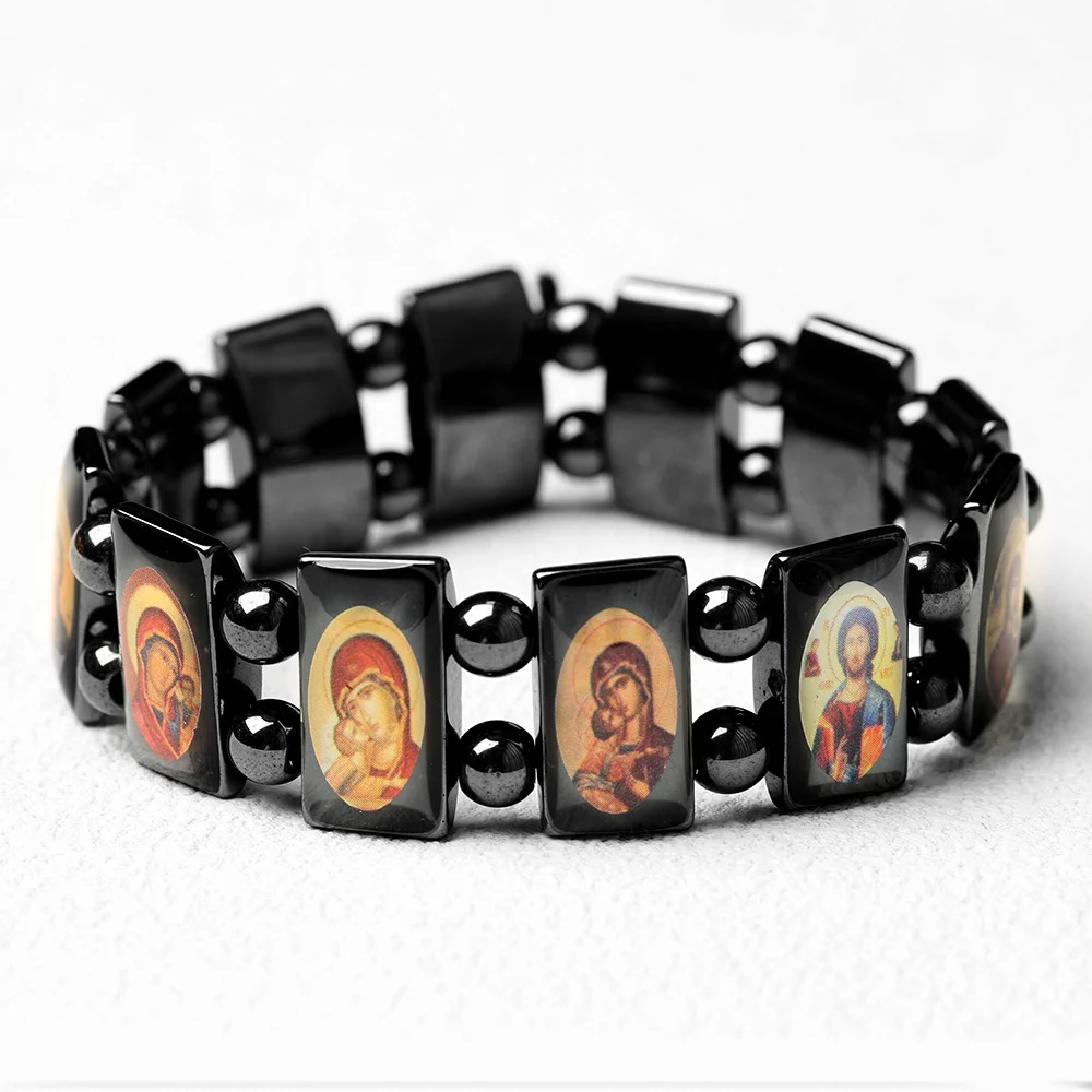Orthodox Iron Bracelet Catholic Prayer Beads Christ Church Utensils
