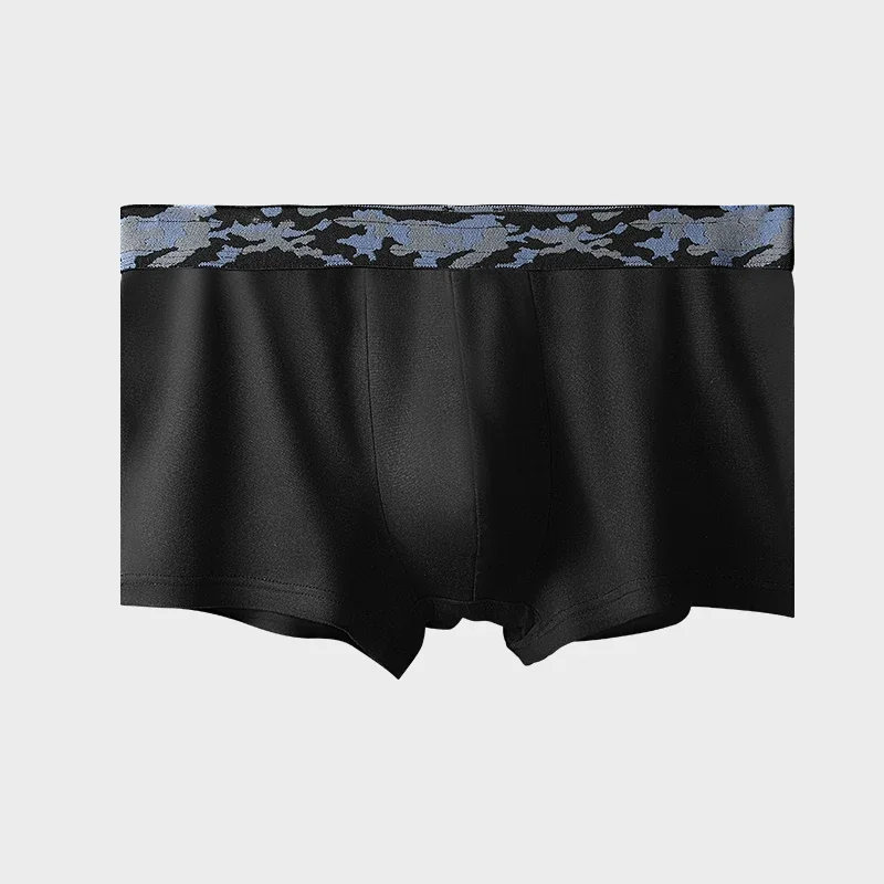 بوكسر مثير للرجال من الحرير الجليدي رفيع للغاية وجيد التهوية من قطعة واحدة