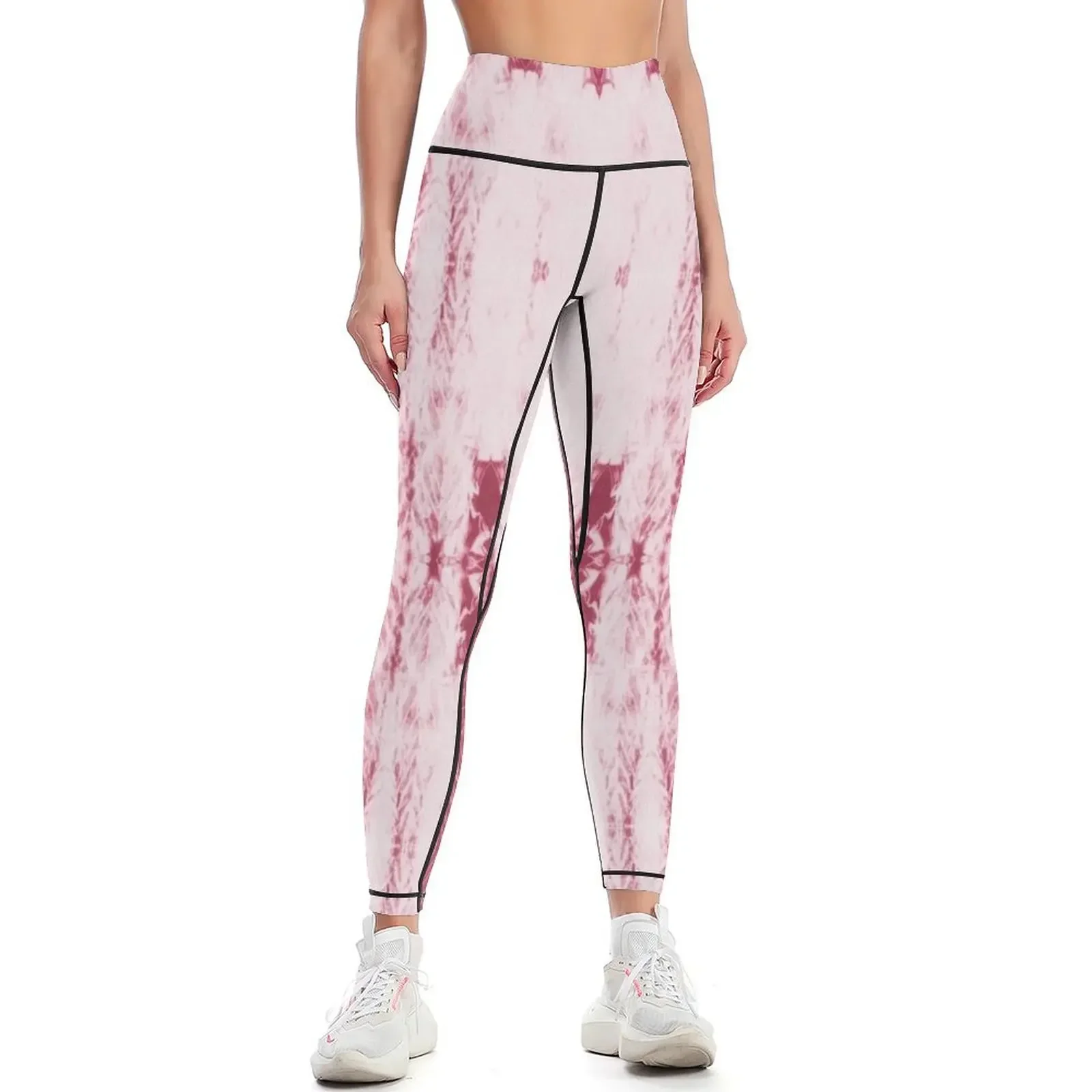 

Abstract texture viva magenta shibori Leggings Sports pants woman sport pants Clothing fitness Sports pants for Womens Leggings
