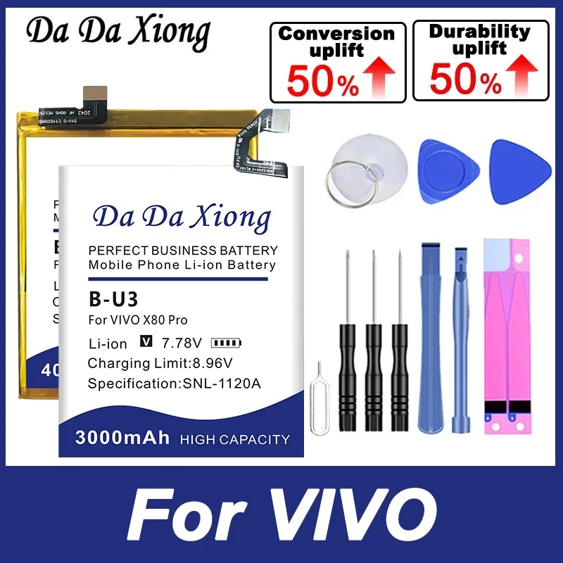 New Battery For VIVO IQOO Neo NEX s1 Z1 Y3 Y3S U3X 5S Y15 S16 Y17 Z5X Y9s v15 Y20 U10 Y11 20i V21 S12 Y12 Y12s Y35 Y53S X80 Pro