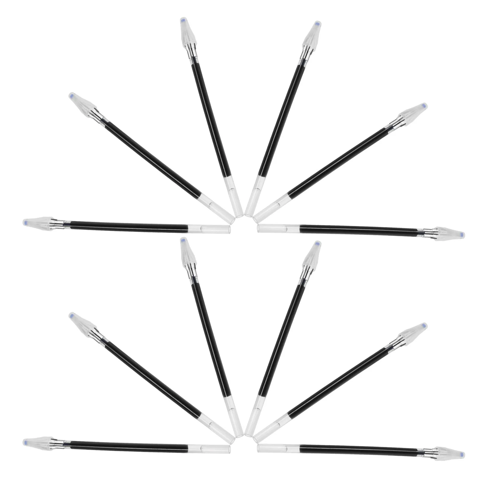 

30Pcs Diamond Tip Gel Pen Refills Creative Replacement Ink Cartridges Smooth Writing Supplies Fine Tip Office Pen Refills