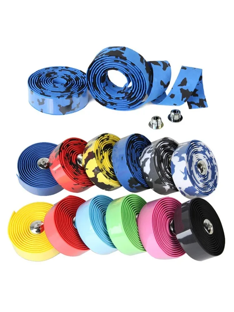 AliExpress NONE Bicycle Handlebar Tape, EVA Grips, Sponge Bike Handle Grip Tape, Cycling Anti-slip Bar Tape, Multi Camoflague