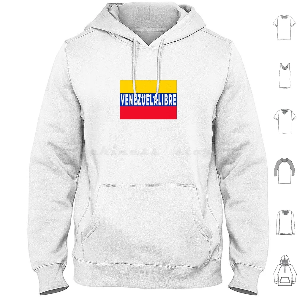 Venezuela Libre Hoodies Long Sleeve Venezuelalibre Venezuela Libre Liberation Of Venezuela Venezuela Is Free Free